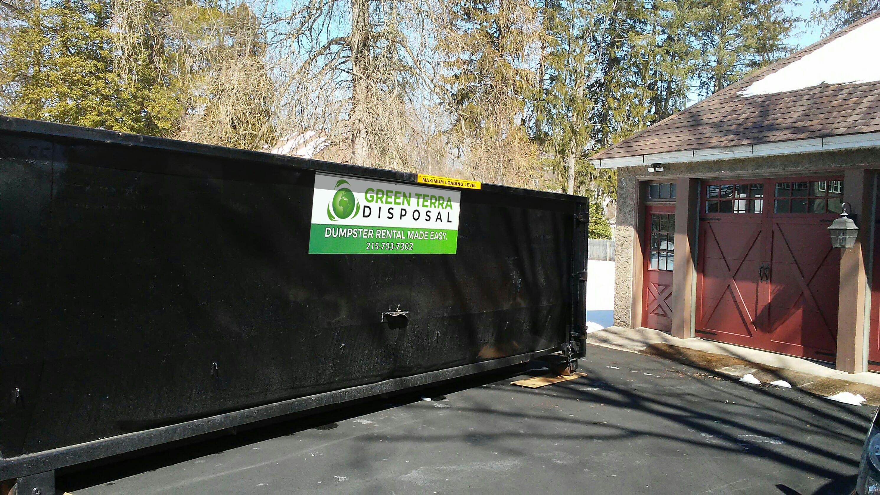 Dumpster Rental in Bucks & Montgomery County Green Terra Disposal