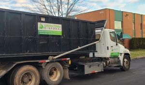 Roll Off Truck with Dumpster